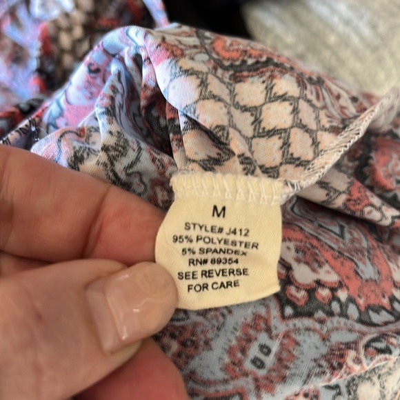 No Comment Geometric Maxi Romper With Ruffle Neckline - Picture 4 of 12